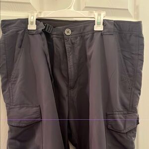 Pacific Trail Gray Cargo Pants Relaxed Fit